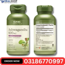 GNC Herbal Plus Ashwagandha 600mg