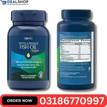 GNC Triple Strength Fish Oil Mini, 120 Ct