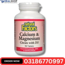 Natural Factors Calcium & Magnesium Citrate with D3